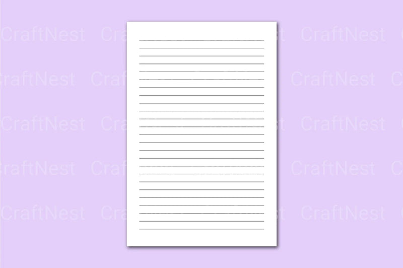 Lined 6x9 Notebook - CraftNest - Digital Crafting and Art