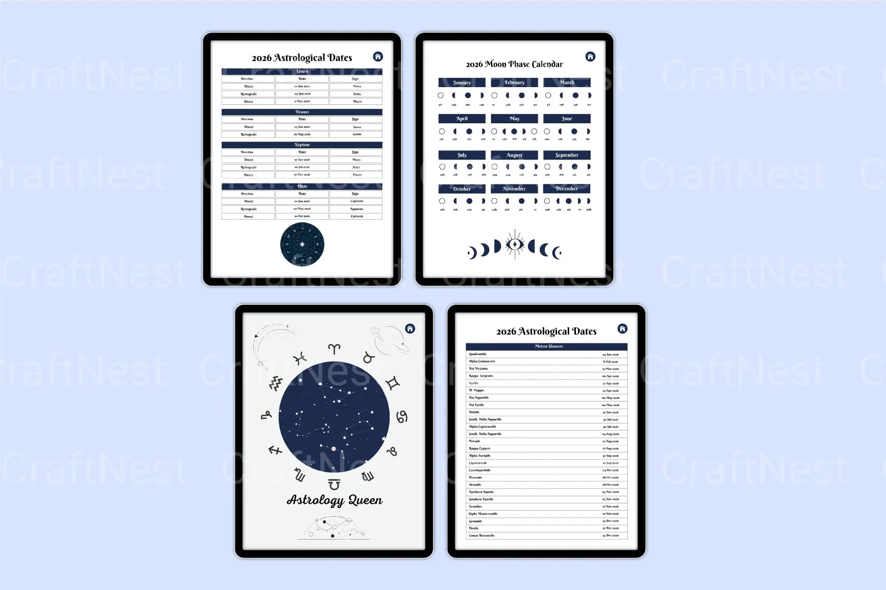 Moon Astrology Guide - CraftNest - Digital Crafting and Art