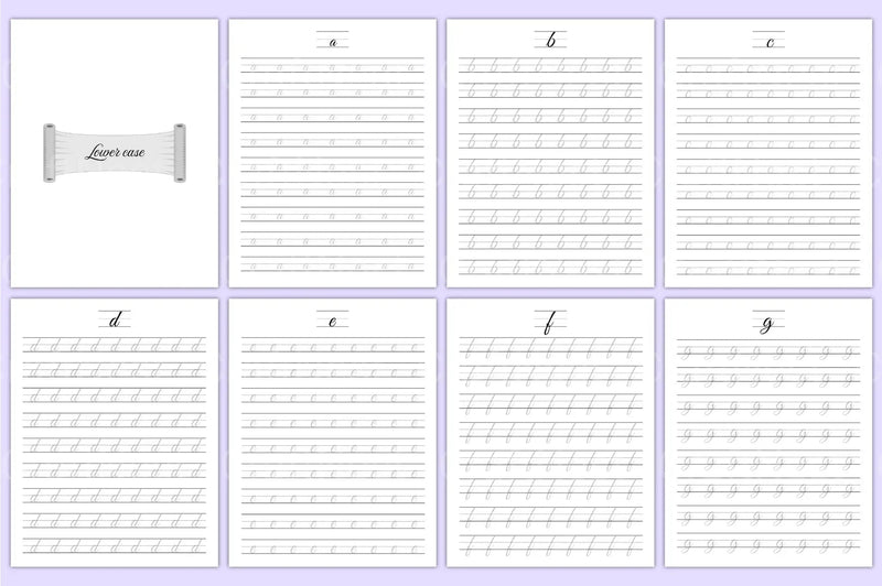 Cursive Handwriting Workbook for Kids Update - CraftNest - Digital Crafting and Art