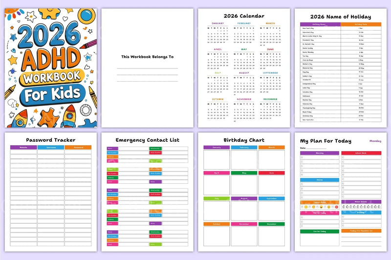 ADHD Workbook for Kids: Effective Strategies and Activities - CraftNest - Digital Crafting and Art