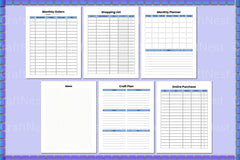 Craft Planner Template - CraftNest - Digital Crafting and Art