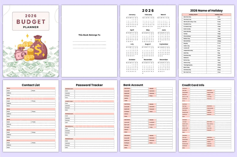 Ultimate Budget Planner - CraftNest - Digital Crafting and Art