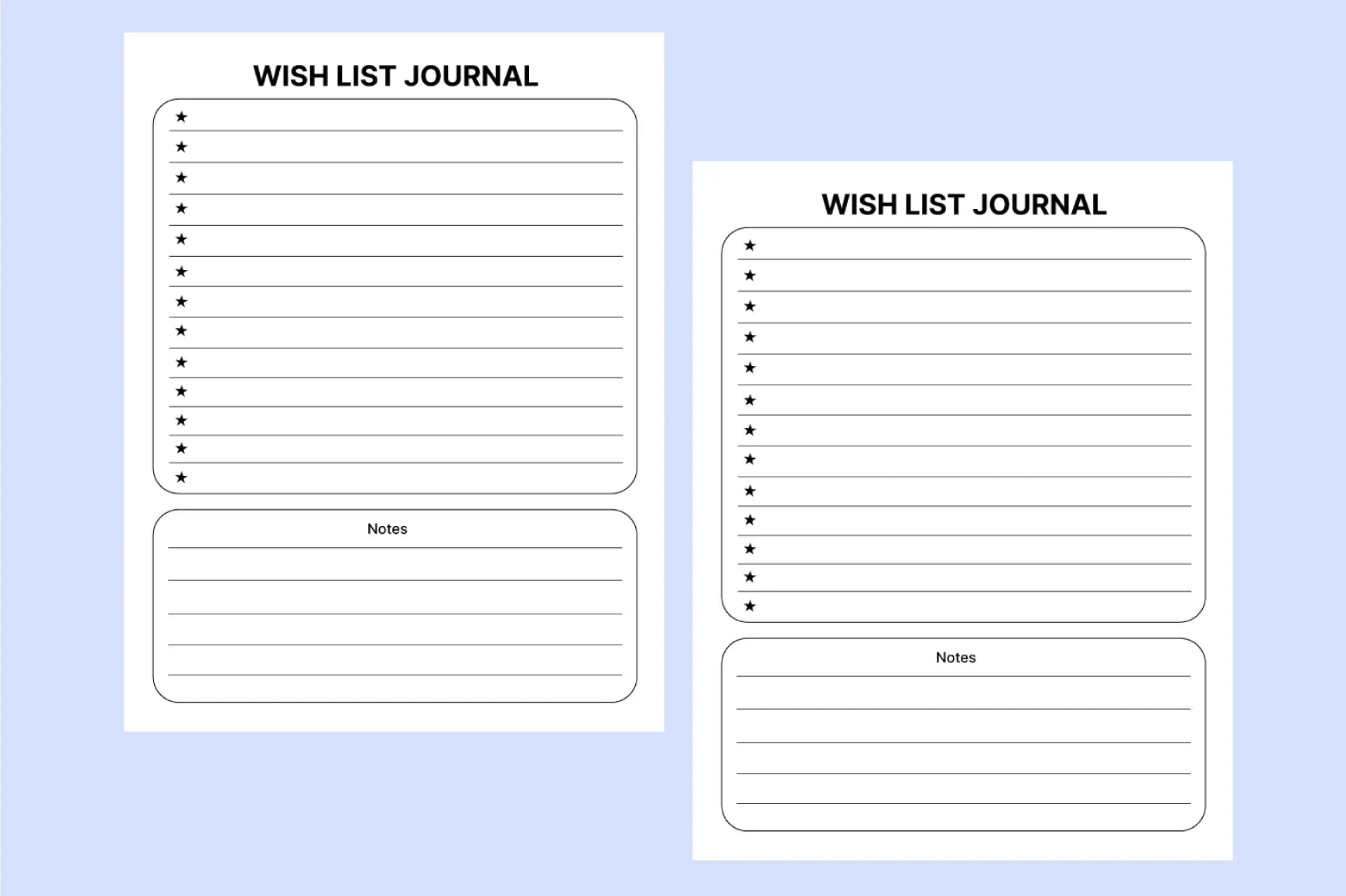 Wish List Planner - CraftNest - Digital Crafting and Art
