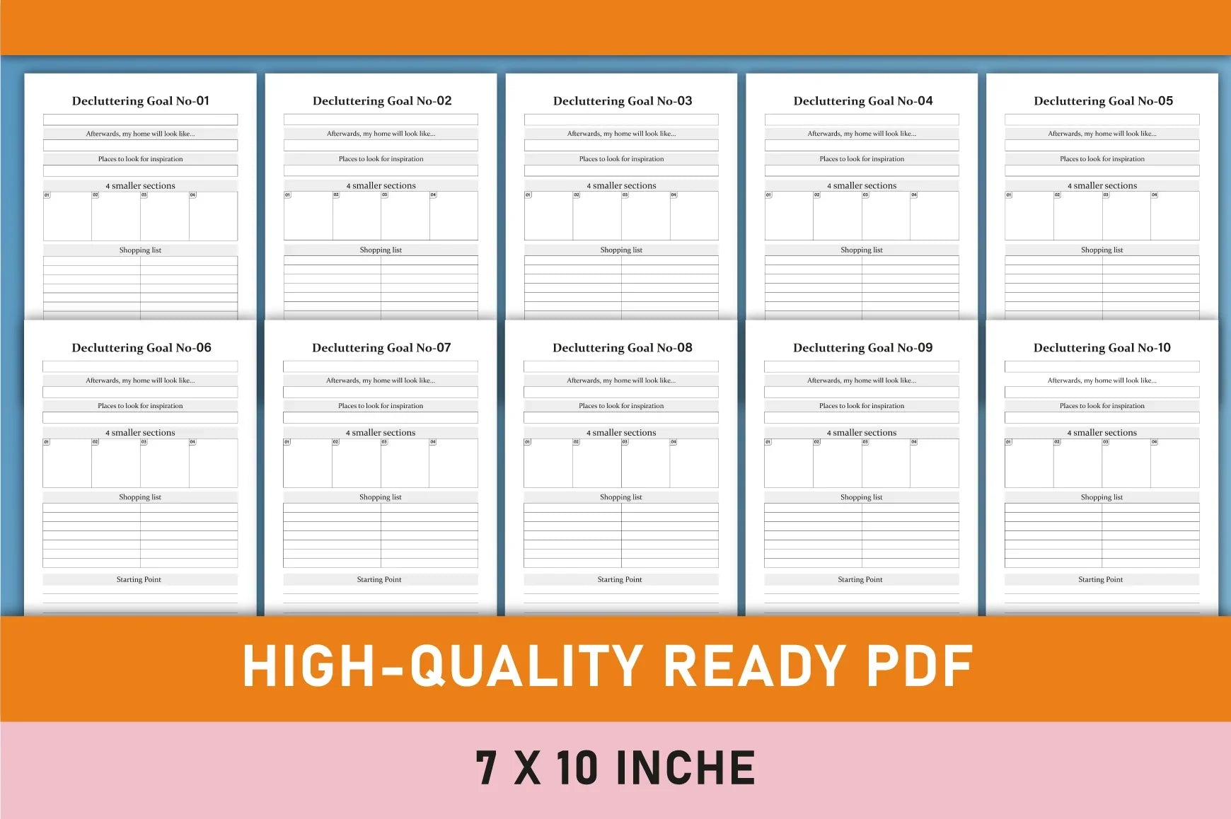Decluttering Planner Organizer Bundle - CraftNest - Digital Crafting and Art