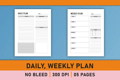 Daily Weekly Monthly Yearly Planner Bundle - CraftNest - Digital Crafting and Art