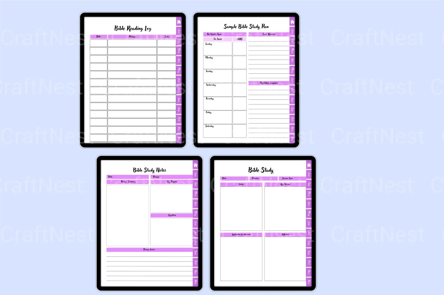 Bible Study Guide - CraftNest - Digital Crafting and Art