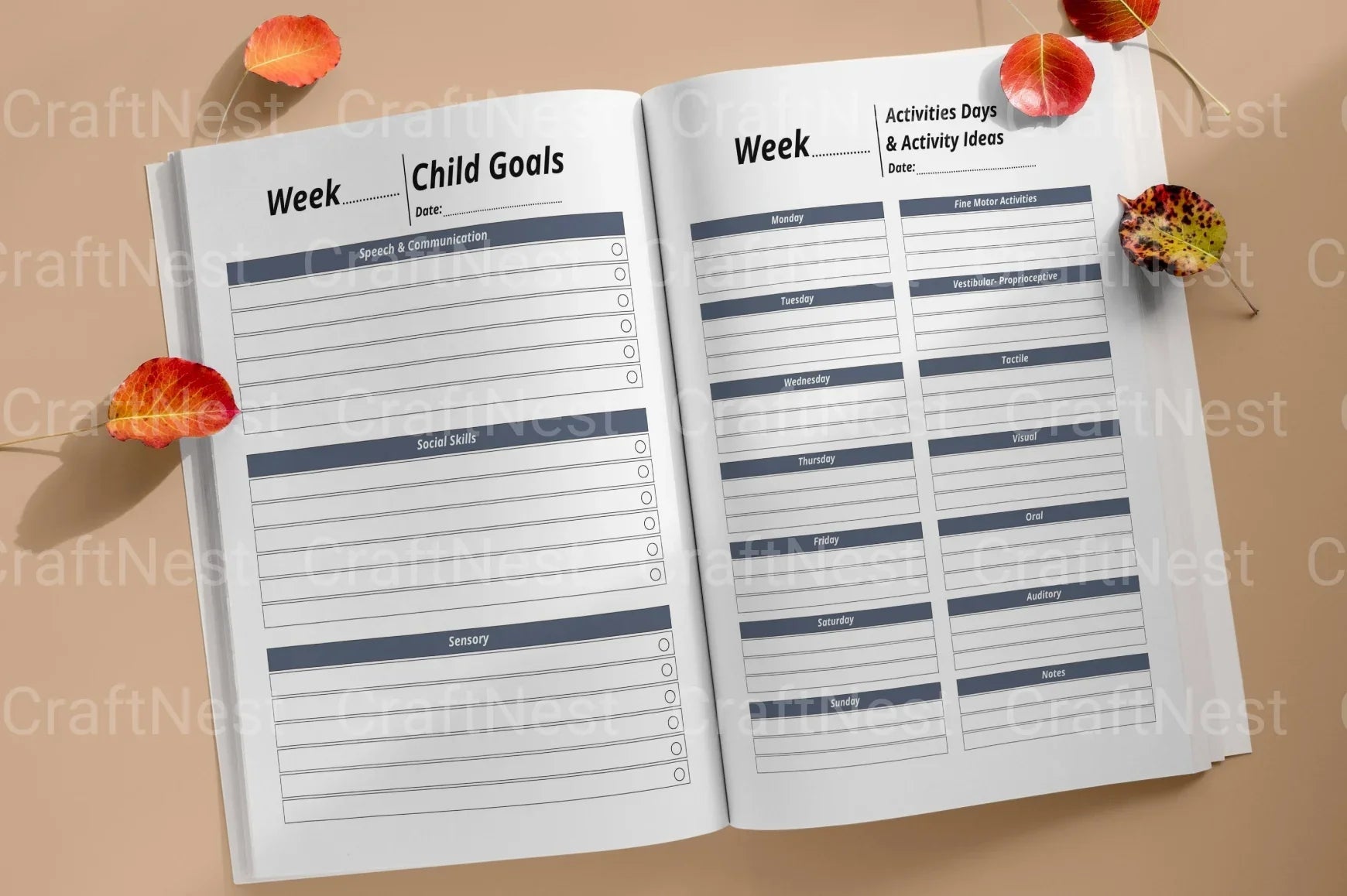 Autism Workbook: Engaging Activities for Skill Development - CraftNest - Digital Crafting and Art