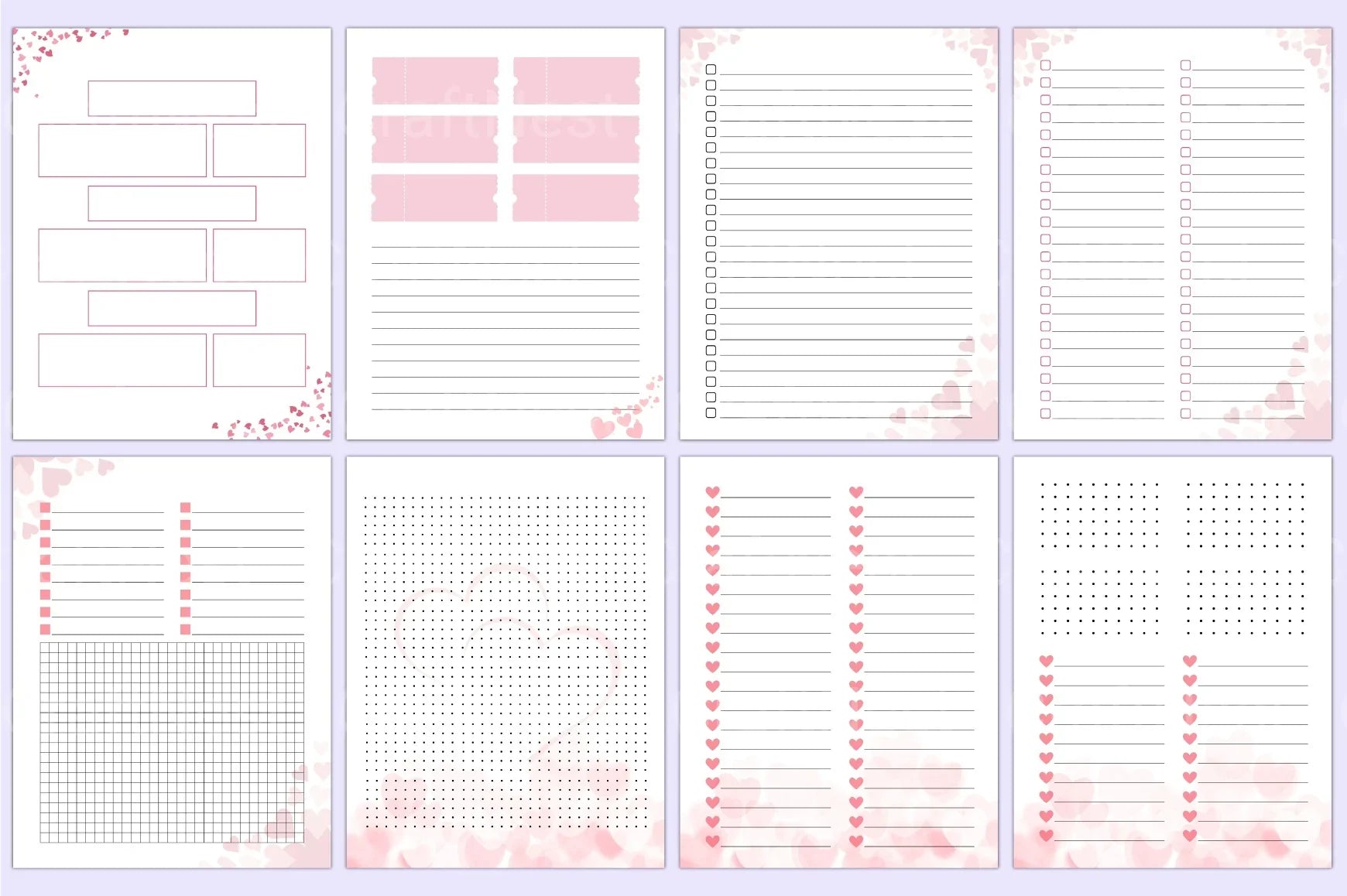 Valentine's Day Notebook - CraftNest - Digital Crafting and Art