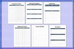 Mental Health Planner for Well-being and Organization - CraftNest - Digital Crafting and Art