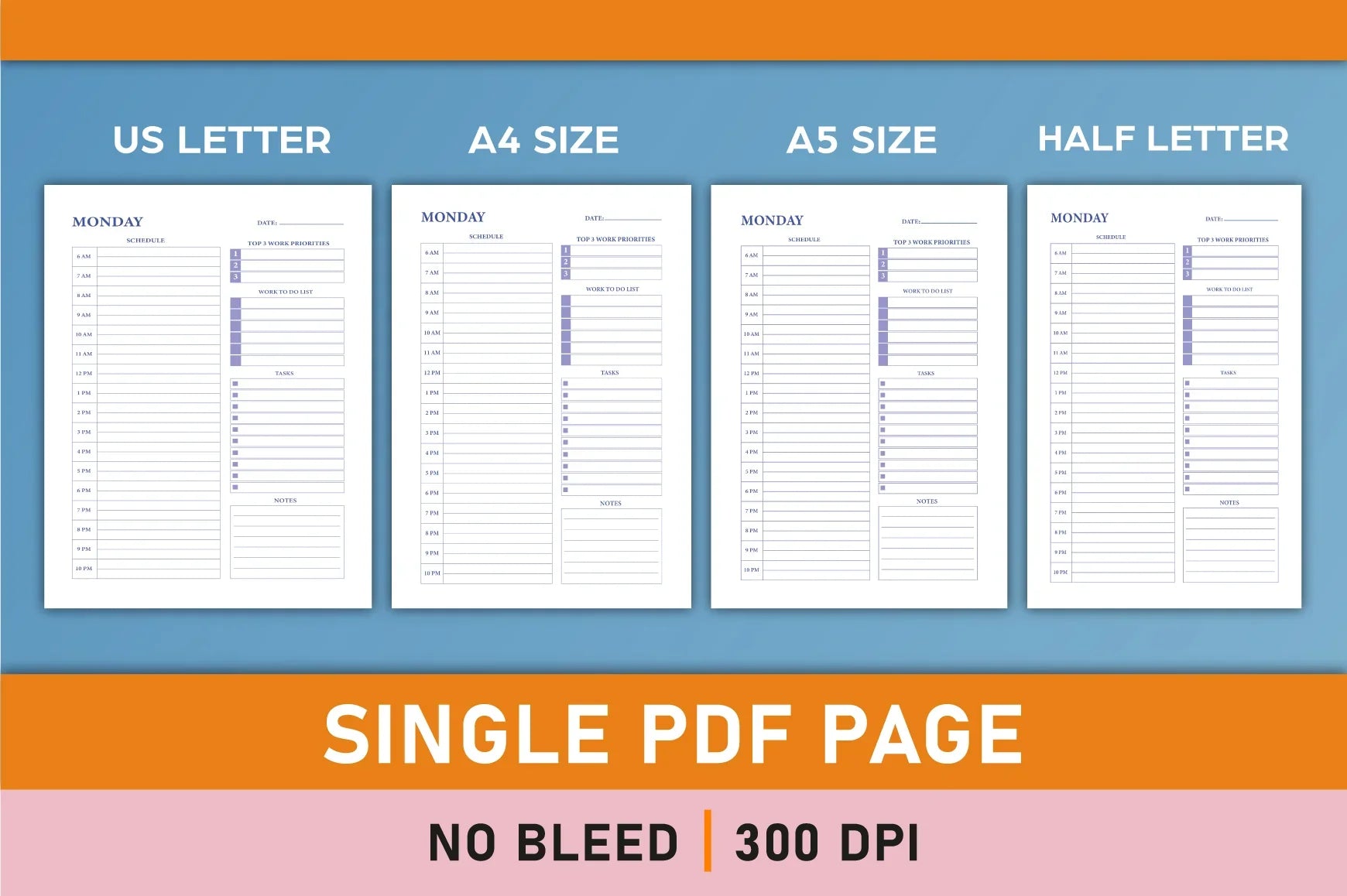 Daily Planner - CraftNest - Digital Crafting and Art