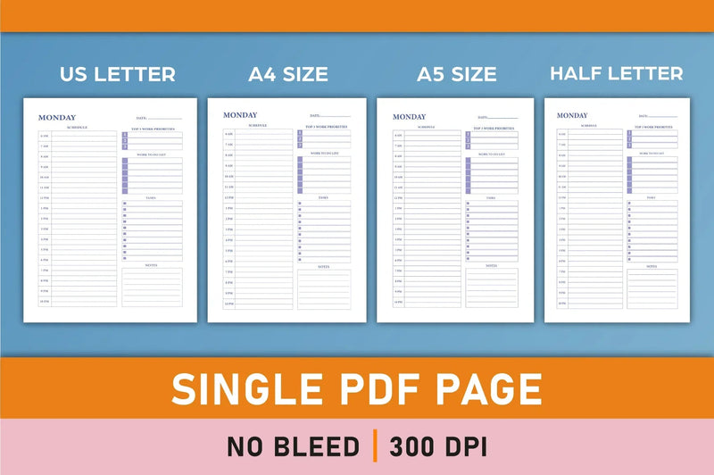 Daily Planner - CraftNest - Digital Crafting and Art