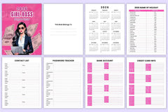 Girl Boss Organizer: Empower Your Workspace - CraftNest - Digital Crafting and Art