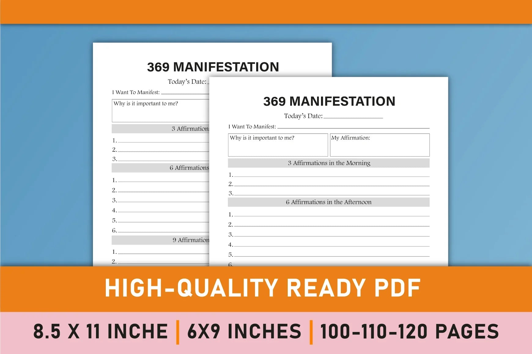 Manifestation Planner Bundle - CraftNest - Digital Crafting and Art