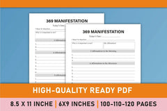 Manifestation Planner Bundle - CraftNest - Digital Crafting and Art