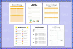Summer Planner for Kids - Canva Template - CraftNest - Digital Crafting and Art