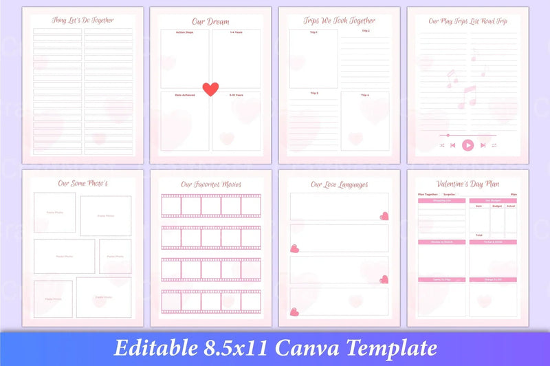 50 Questions for Couples: Relationship Planner - CraftNest - Digital Crafting and Art