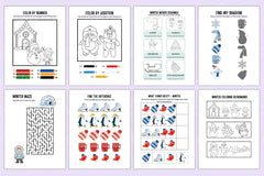 Kindergarten Winter Workbook Activities - CraftNest - Digital Crafting and Art