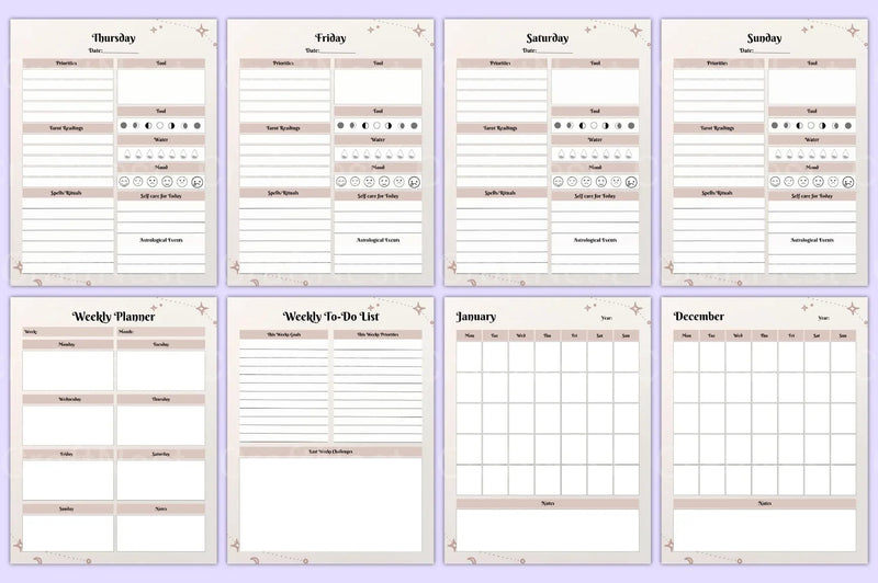 Witchy Planner: Mystical Organization for Your Magical Life - CraftNest - Digital Crafting and Art