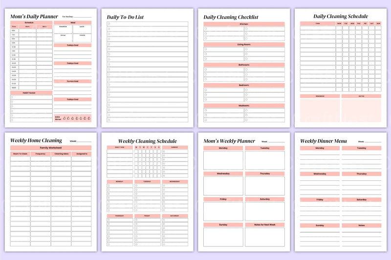 Busy Mom Life Organizer - CraftNest - Digital Crafting and Art