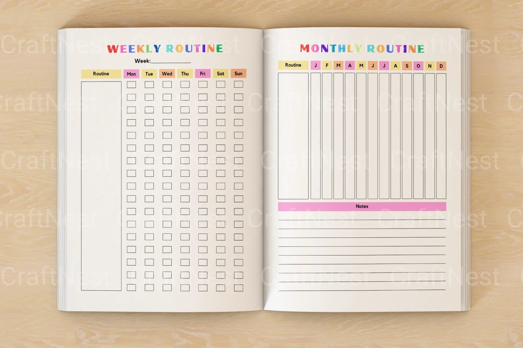 ADHD Planner for Kids: Boost Focus & Organization - CraftNest - Digital Crafting and Art