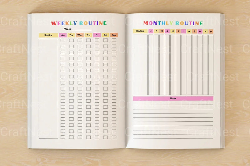 ADHD Planner for Kids: Boost Focus & Organization - CraftNest - Digital Crafting and Art