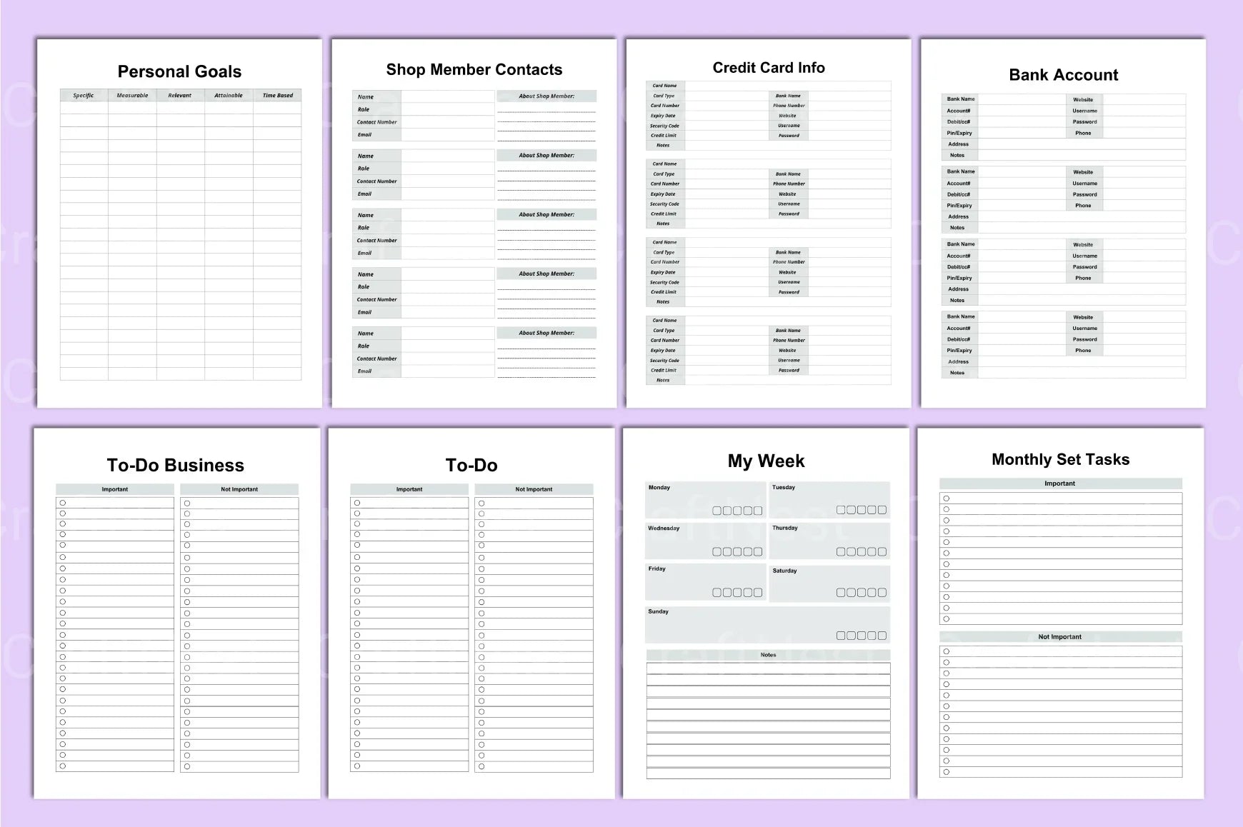 Girl Boss Planner: Empower Your Productivity - CraftNest - Digital Crafting and Art
