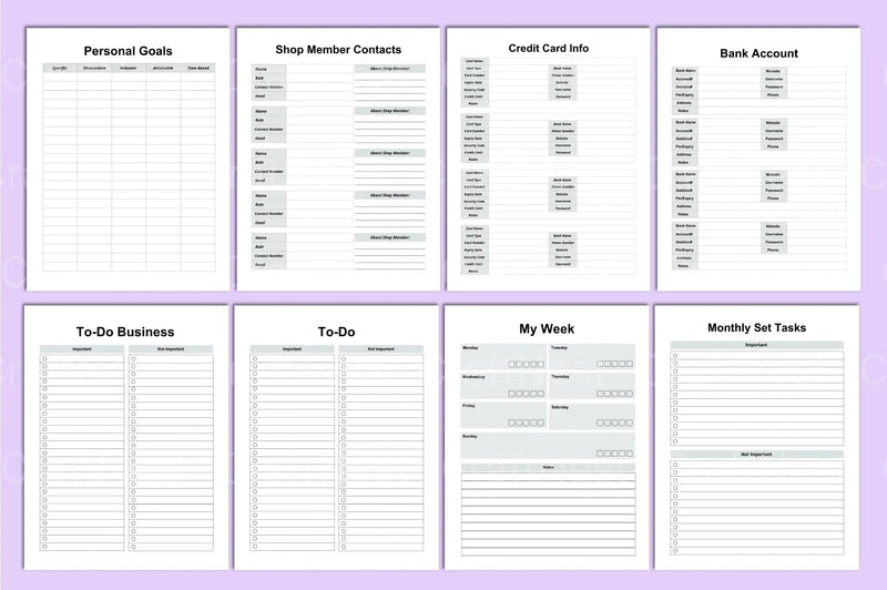 Girl Boss Planner: Empower Your Productivity - CraftNest - Digital Crafting and Art
