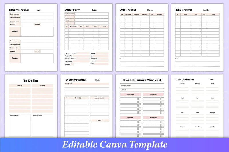 Small Business Planner Guide - CraftNest - Digital Crafting and Art
