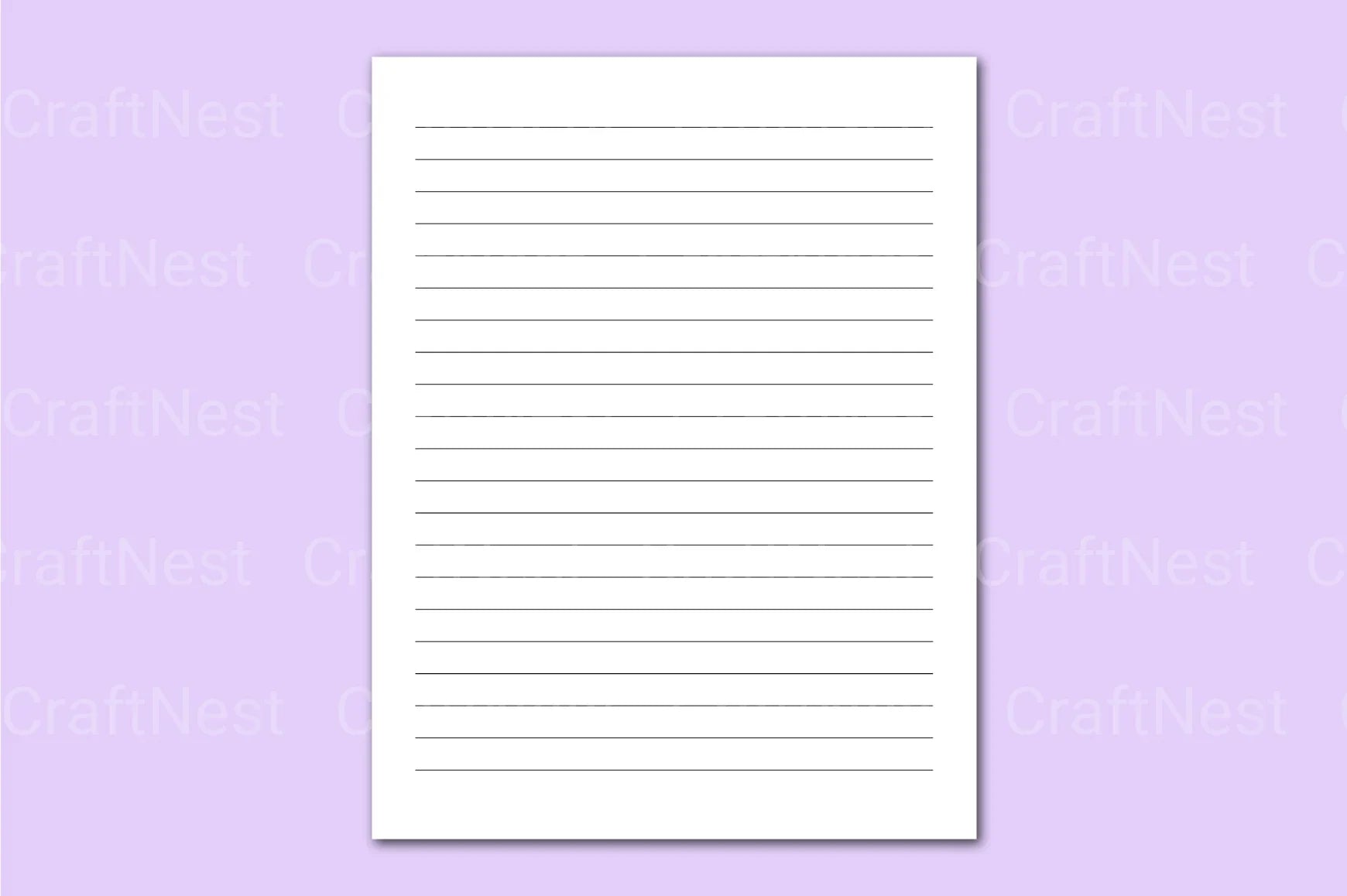 Lined 5x11 Notebook - CraftNest - Digital Crafting and Art