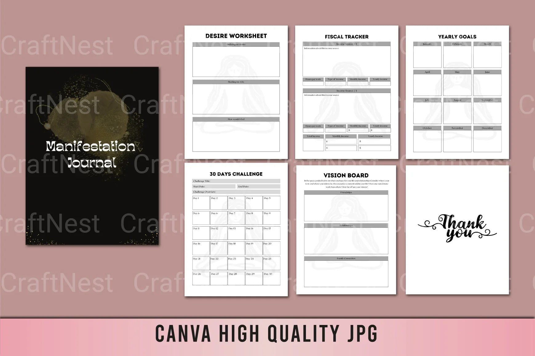 Manifestation Art Design - CraftNest - Digital Crafting and Art