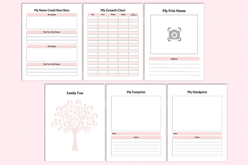 Baby Memory Book: Cherish Every Milestone - CraftNest - Digital Crafting and Art