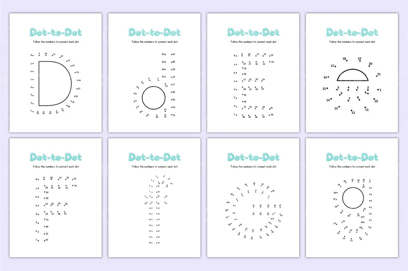 Alphabet Dot to Dot Worksheet for Kids - CraftNest - Digital Crafting and Art