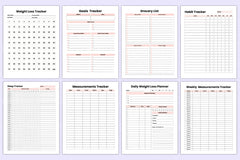 Weight Loss Planner for Effective Results - CraftNest - Digital Crafting and Art