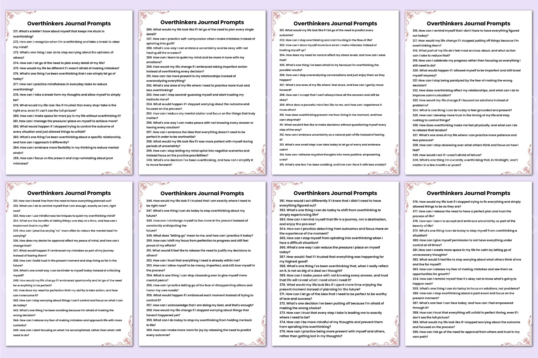 Overthinkers Prompts: Creative Inspiration Guide - CraftNest - Digital Crafting and Art