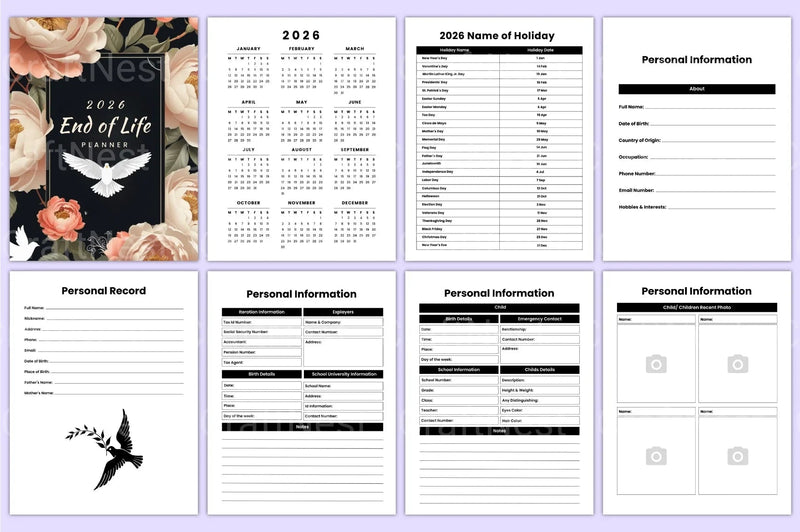 End of Life Planner Guide - CraftNest - Digital Crafting and Art