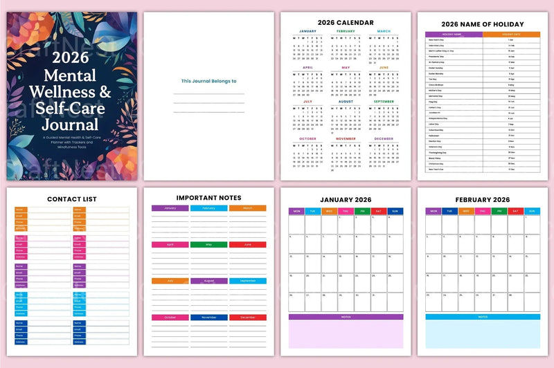 Mental Wellness Self-Care Guide - CraftNest - Digital Crafting and Art