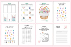 Easter Activity Book for Kids - CraftNest - Digital Crafting and Art