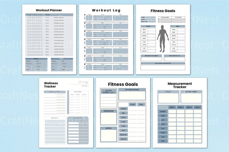 Weight Loss Design Template - CraftNest - Digital Crafting and Art
