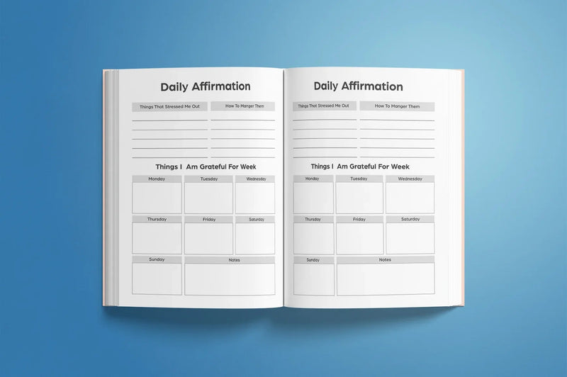Daily Positive Affirmation Planner - CraftNest - Digital Crafting and Art