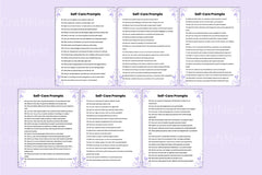 Self Care Prompts for Mindful Living - CraftNest - Digital Crafting and Art