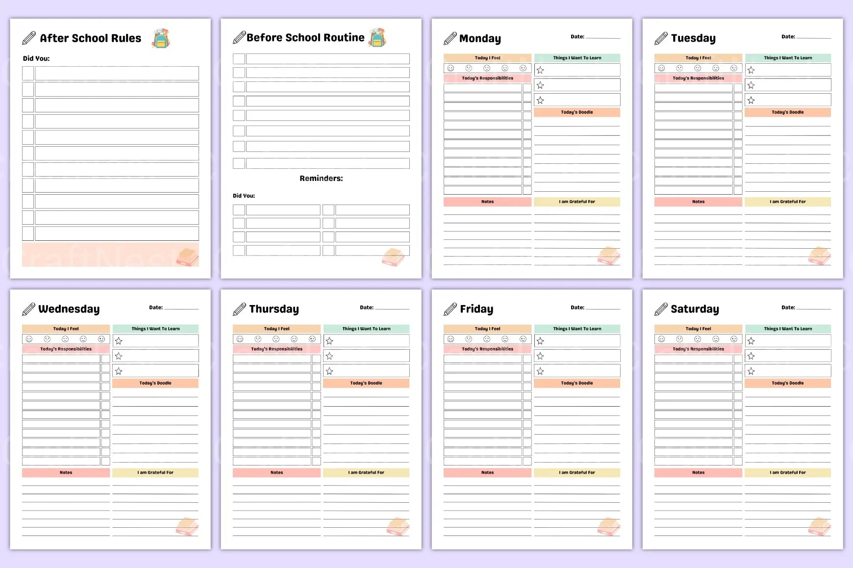 Ultimate Home School Planner - CraftNest - Digital Crafting and Art