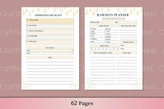 Ramadan Planner: Organize Your Month Effectively - CraftNest - Digital Crafting and Art