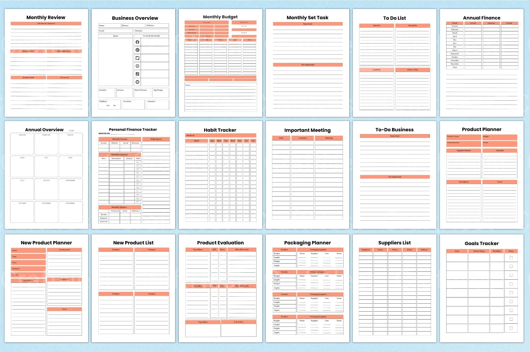 Small Business Planner 2024 - CraftNest - Digital Crafting and Art
