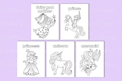 Fairy Tales Coloring Book for Kids - CraftNest - Digital Crafting and Art