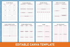 Manifestation Canva Template for Creative Designs - CraftNest - Digital Crafting and Art