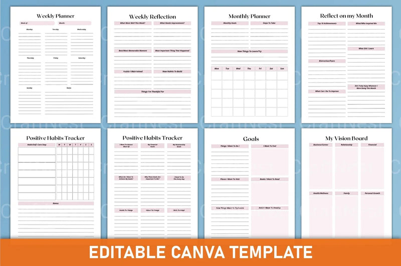 Manifestation Canva Template for Creative Designs - CraftNest - Digital Crafting and Art