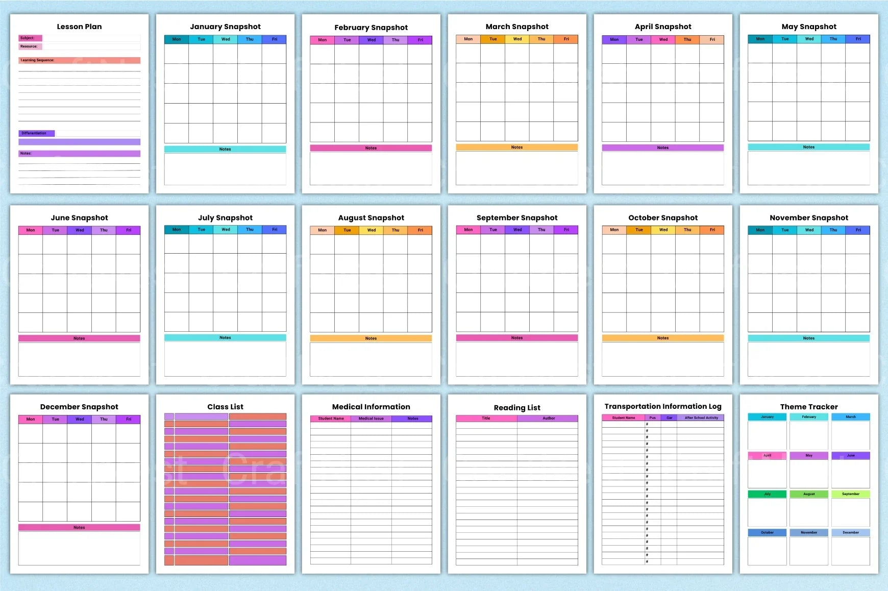Teacher Record Book for Effective Classroom Management - CraftNest - Digital Crafting and Art