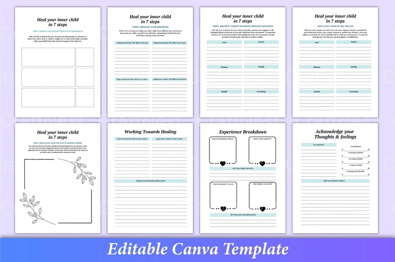PTSD Trauma Processing Workbook - CraftNest - Digital Crafting and Art