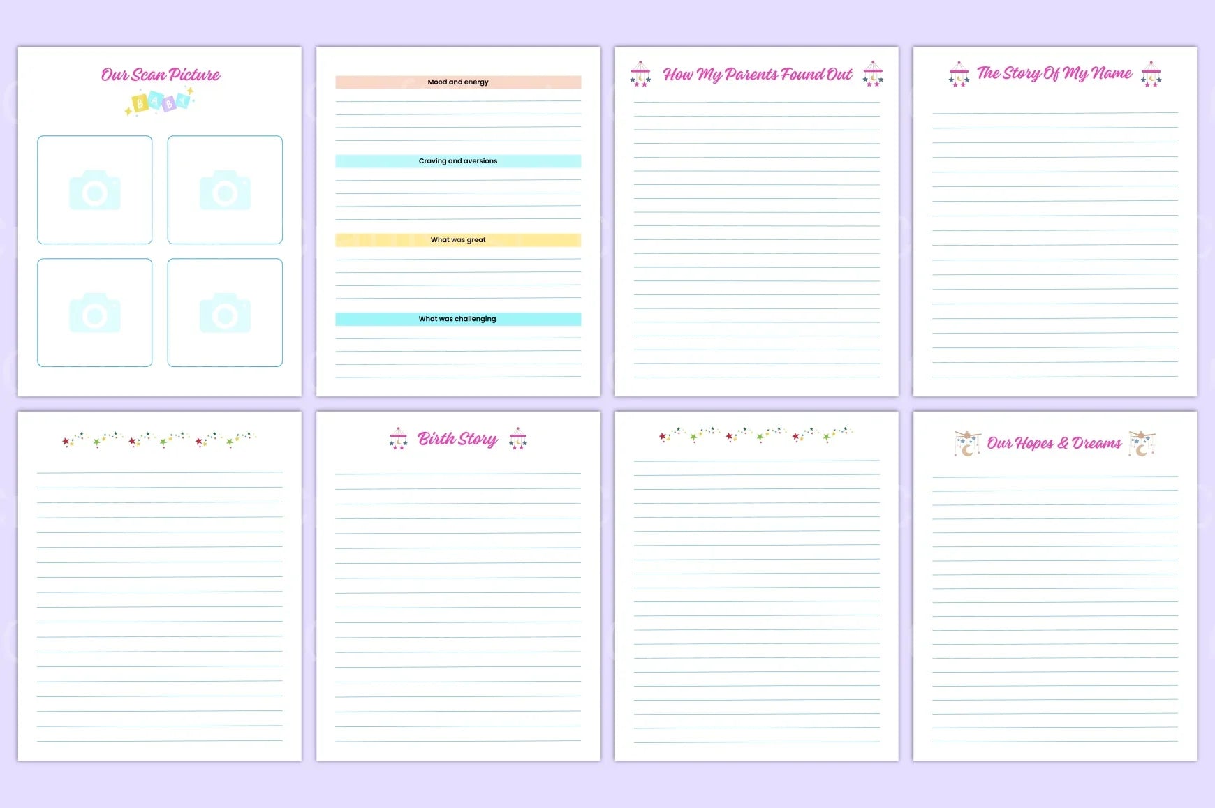 Baby Memory Book: First Year Keepsake - CraftNest - Digital Crafting and Art