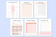 Fitness Meal Planning Workbook - CraftNest - Digital Crafting and Art